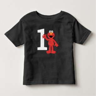 Simple Elmo 1st Birthday Toddler T-Shirt