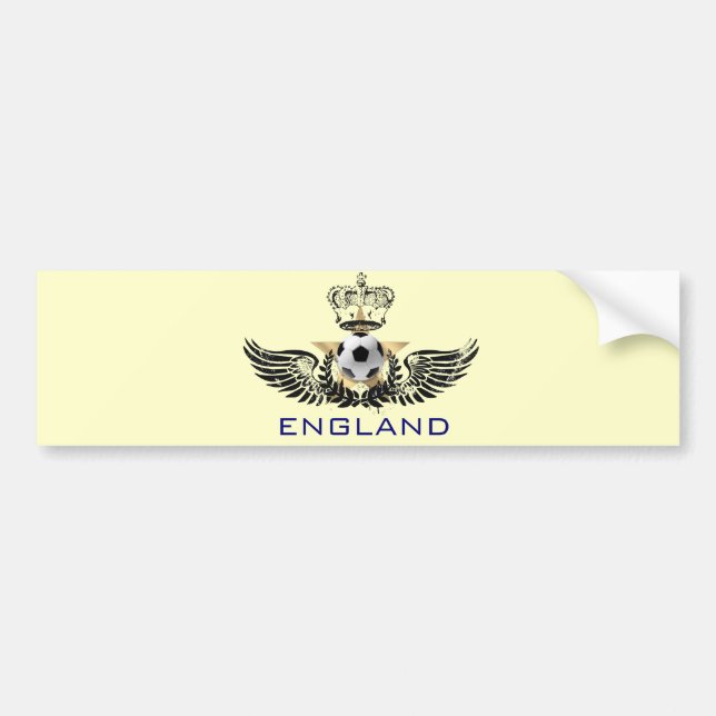 Simple England Logo Bumper Sticker (Front)