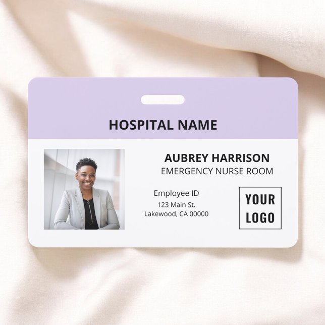 Simple Essential Medical Photo ID Badge (Creator Uploaded)