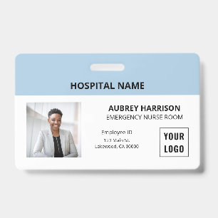 Simple Essential Medical Photo ID Badge