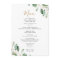 Simple Eucalyptus Greenery Elegant Wedding