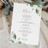 Simple Eucalyptus Greenery Elegant Wedding