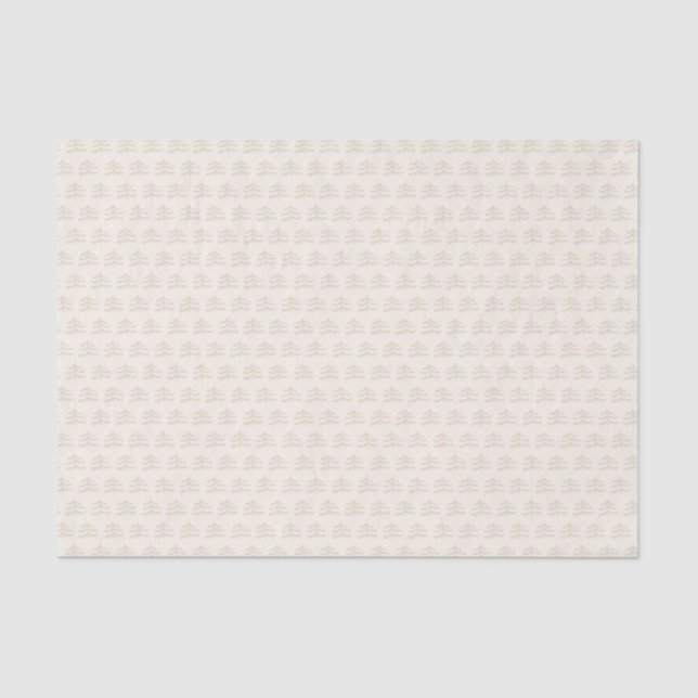 Simple Evergreen Neutral Tissue Paper (Front)