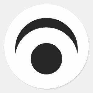 Simple Eye Classic Round Sticker