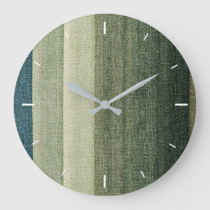 Simple Fabric Texture Pattern Wall Clock