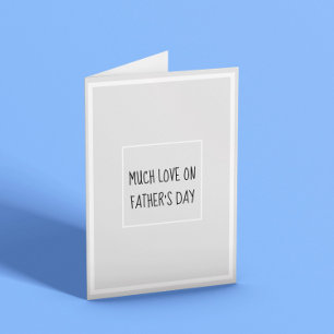 Simple Fathers Day Card