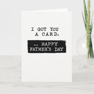 Simple Fathers Day Texture Card