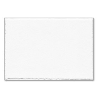 Simple Faux Deckled Edge Template Table Card