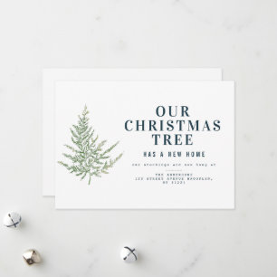 simple fern holiday moving announcement