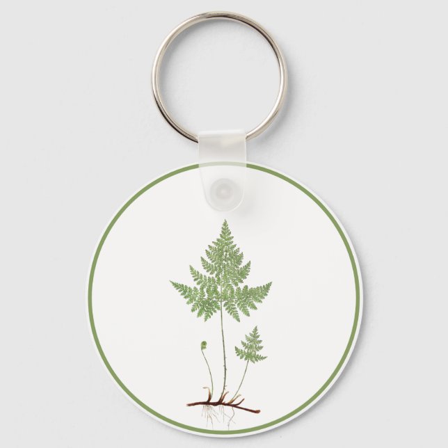 Simple Fern, Key Ring (Front)