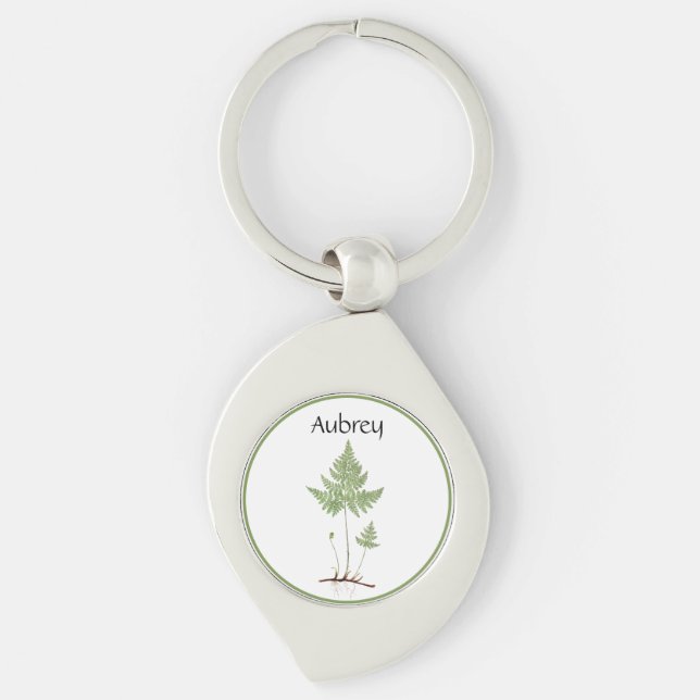 Simple Fern, Key Ring (Front)