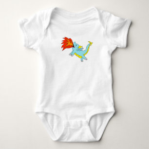 Simple Fire Breathing Dragon Baby Top