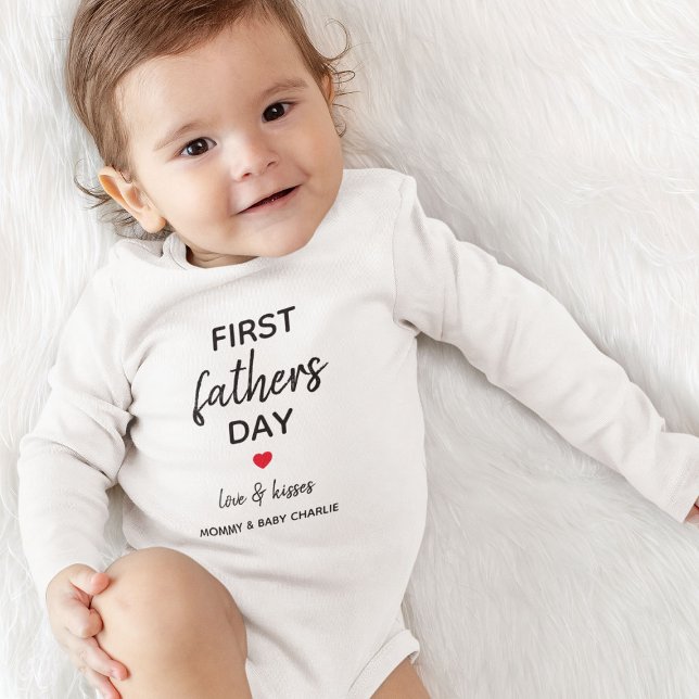 Simple First Father's Day | Daddy Baby Bodysuit (Creator Uploaded)