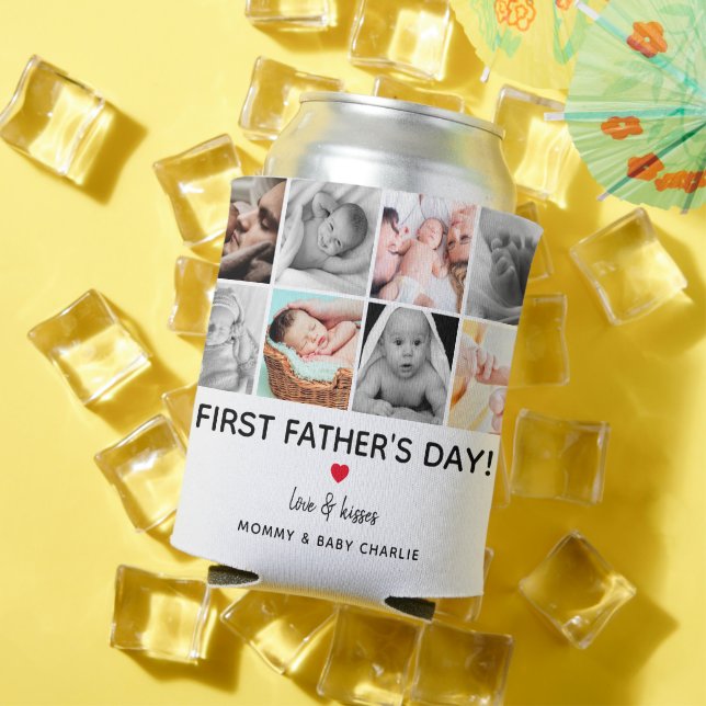 Simple First Father's Day Picture Collage | Daddy Can Cooler (In Situ Summer)