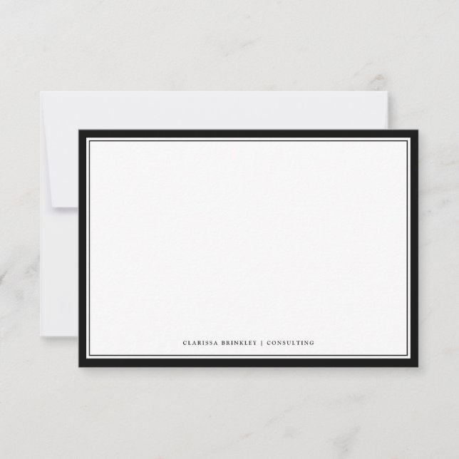 Simple Flat Note Card (Front)