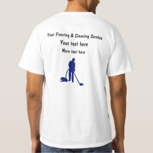 Simple Flooring And Cleaning Work Tshirts