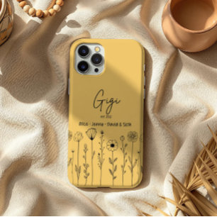 Simple Floral Nana Custom Title iPhone 16 Pro Max Case