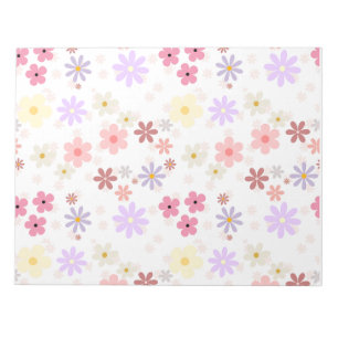 Simple Floral Patterned notepad