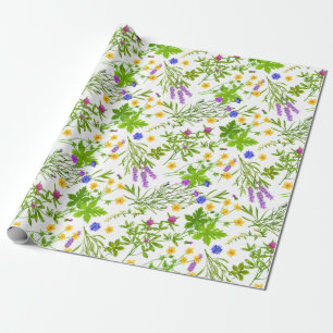 Simple Floral Wrapping Paper