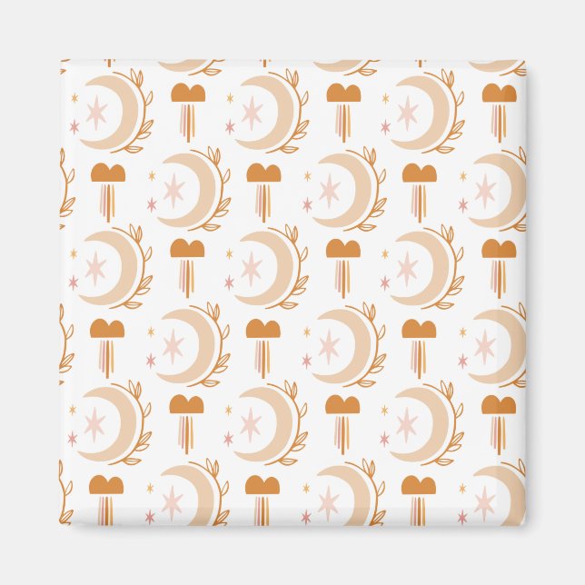 Simple Flower Drawing Magnet (Front)