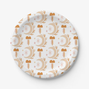 Simple Flower Drawing Paper Plate