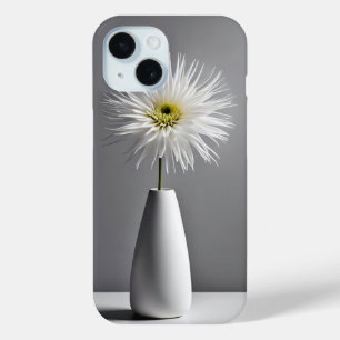 Simple Flower In Vase iPhone 15 Case