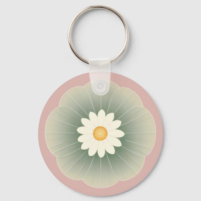 Simple Flower Key Ring (Front)