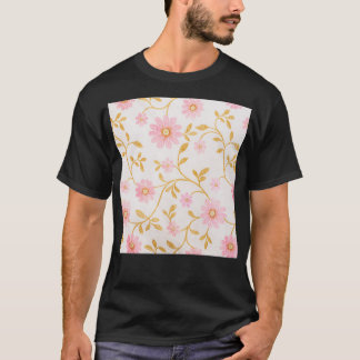 Simple Flower Pattern T-Shirt