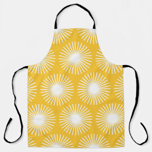 Simple flower seamless pattern design. Scandinavia Apron