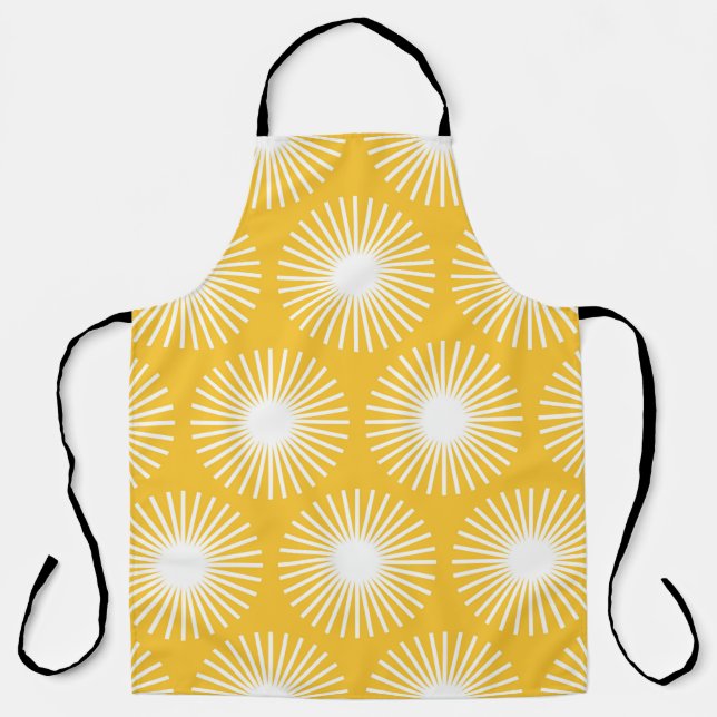 Simple flower seamless pattern design. Scandinavia Apron (Front)