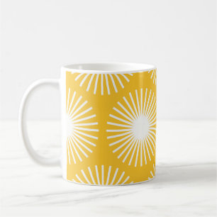 Simple flower seamless pattern design. Scandinavia Coffee Mug