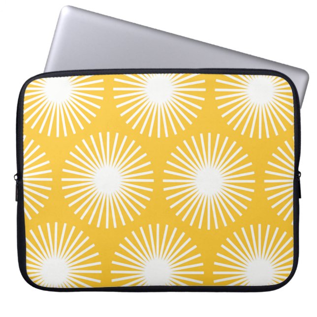 Simple flower seamless pattern design. Scandinavia Laptop Sleeve (Front)