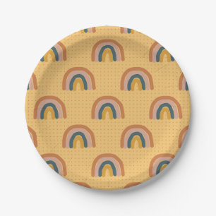 Simple Flower Tattoos Paper Plate