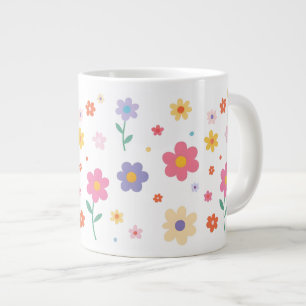 Simple Flowers Large Coffee Mug