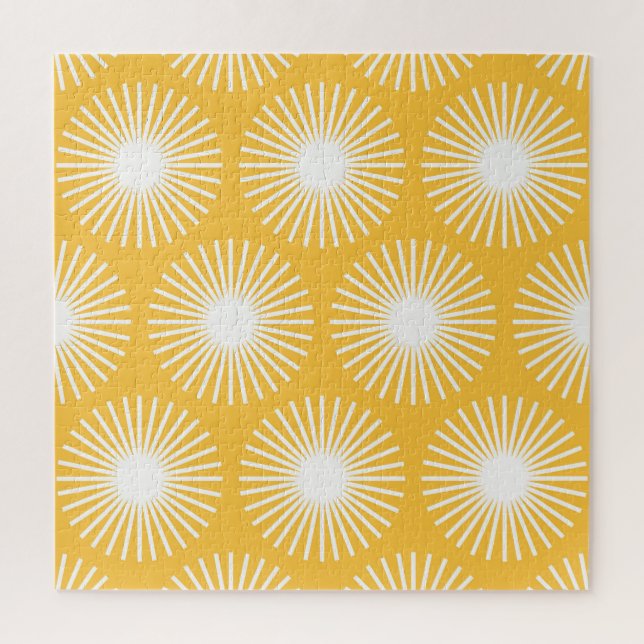 Simple flowers: Scandinavian seamless design. Jigsaw Puzzle (Vertical)