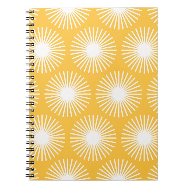Simple flowers: Scandinavian seamless design. Notebook (Front)