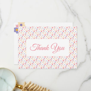 Simple Flowers Thank You Card
