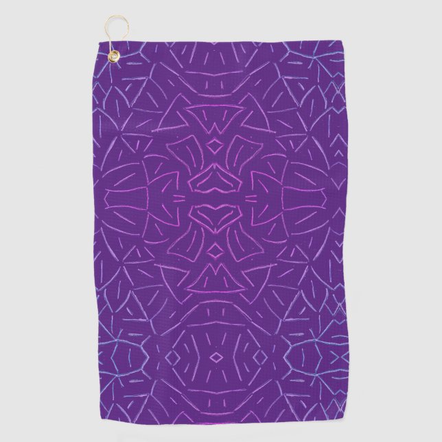 Simple Flutter   Golf Towel (Front)