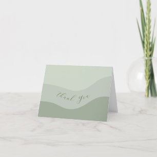 Simple Folded Thank You Card