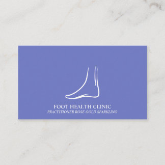 Simple Foot Cares Podiatry Practioner Doctor Business Card