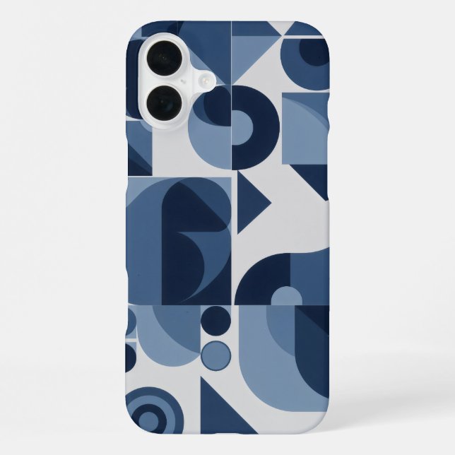 Simple forms of minimalist geometric shapes  iPhone case (Back)