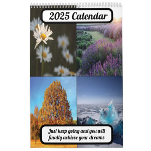 simple Four Seasons 2025 Calendar