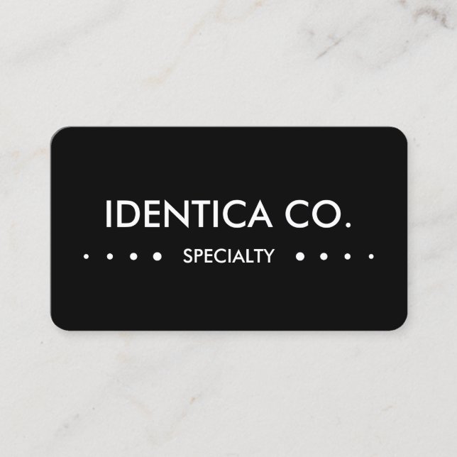 SIMPLE fourdots Business Card (Front)