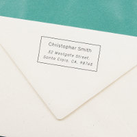 Simple Frame Name & Surname Personalised Address
