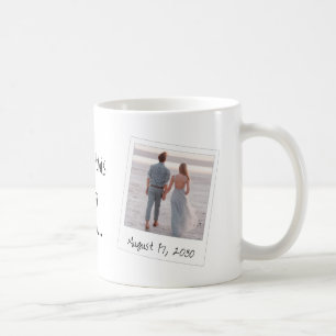 Simple Framed Photos and Handwriting Text Coffee Mug