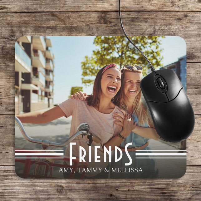 Simple Friends Photo Retro Custom Mouse Pad (Creator Uploaded)