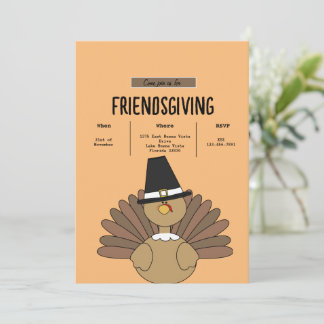 Simple Friendsgiving Invitation