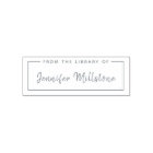 Simple From The Library Of Handwritten Script Name