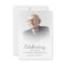 Simple Funeral Memorial Prayer Photo Card