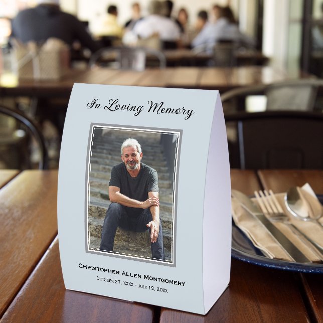 Simple Funeral Photo Memorial Tribute (Insitu(Restaurant))